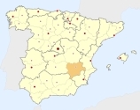 ligging van het gebied Albacete