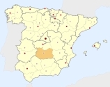 ligging van het gebied Ciudad Real