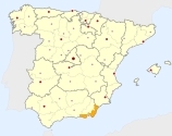 ligging van het gebied Costa de Almeria