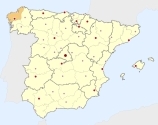 ligging van het gebied La Coruña