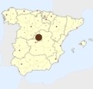 ligging van het gebied Madrid
