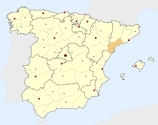 ligging van het gebied Tarragona
