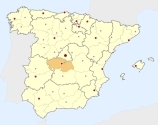 ligging van het gebied Toledo