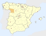 ligging van het gebied Zamora